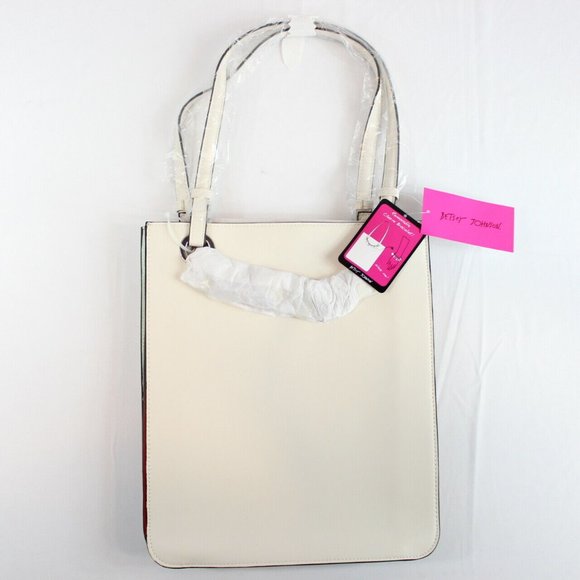 Betsey Johnson Handbags - 2/100 Betsey Johnson Charmed I'm Sure Rainbow Tote